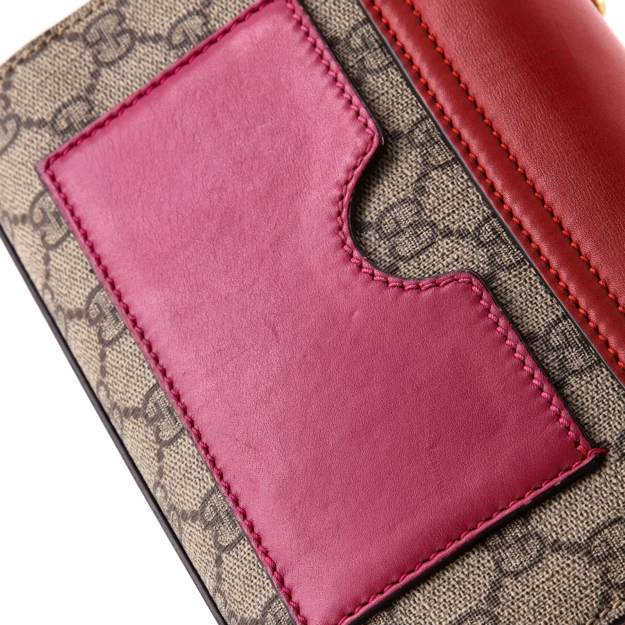 Padlock Shoulder Bag GG Coated Canvas and Leather Small - Deep Luxury