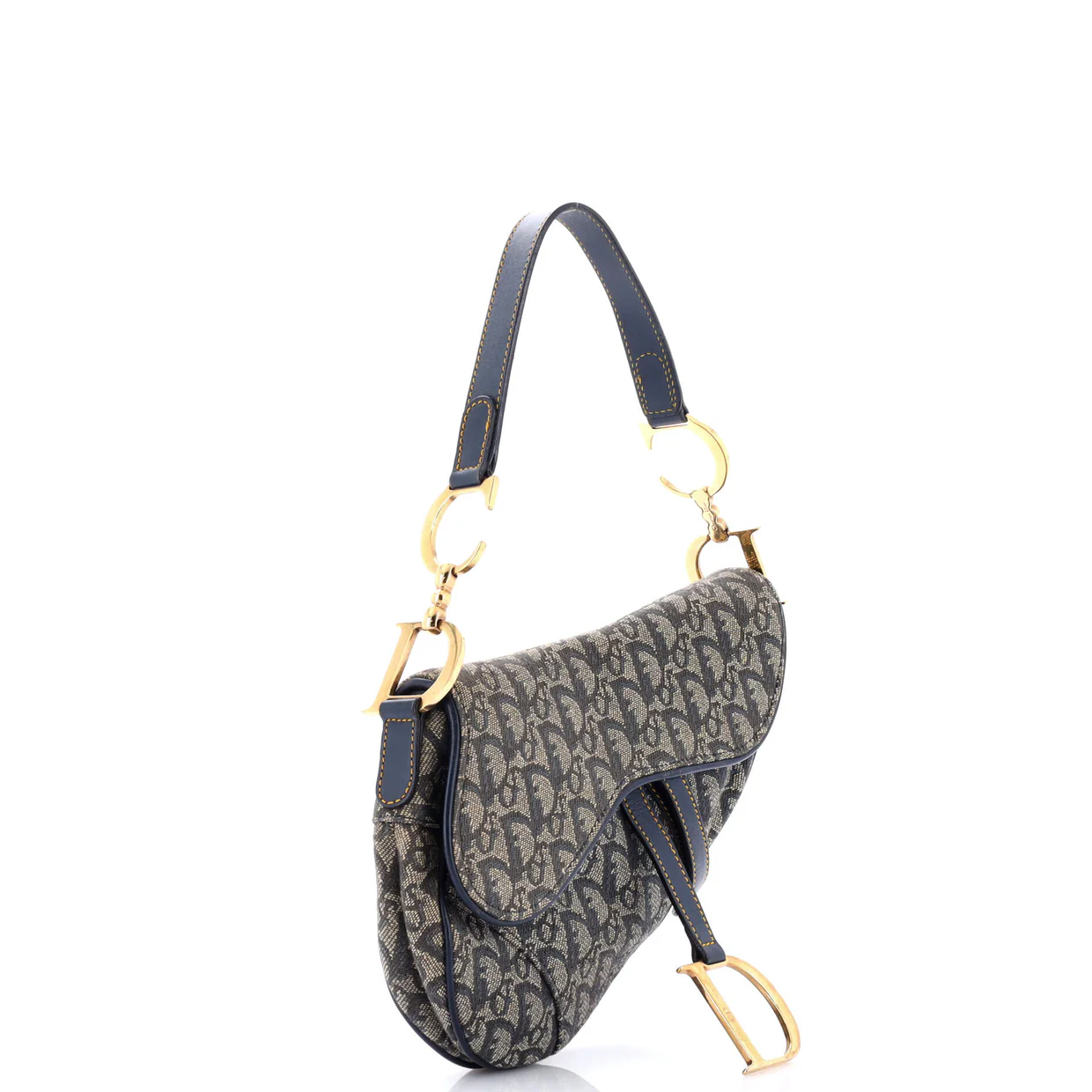 Vintage Saddle Bag Diorissimo Canvas Medium - Deep Luxury