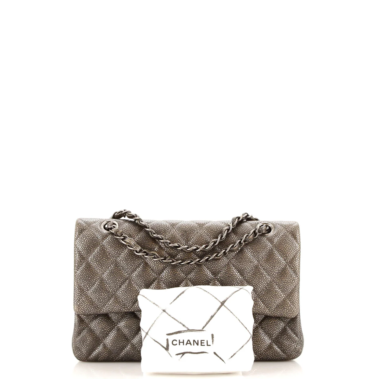 Classic Double Flap Bag Quilted Caviar Medium - Deep Luxury