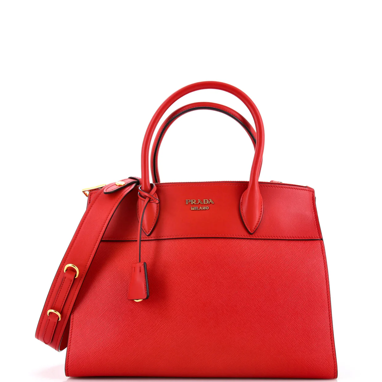 Paradigme Tote Saffiano with City Calf Medium - Deep Luxury