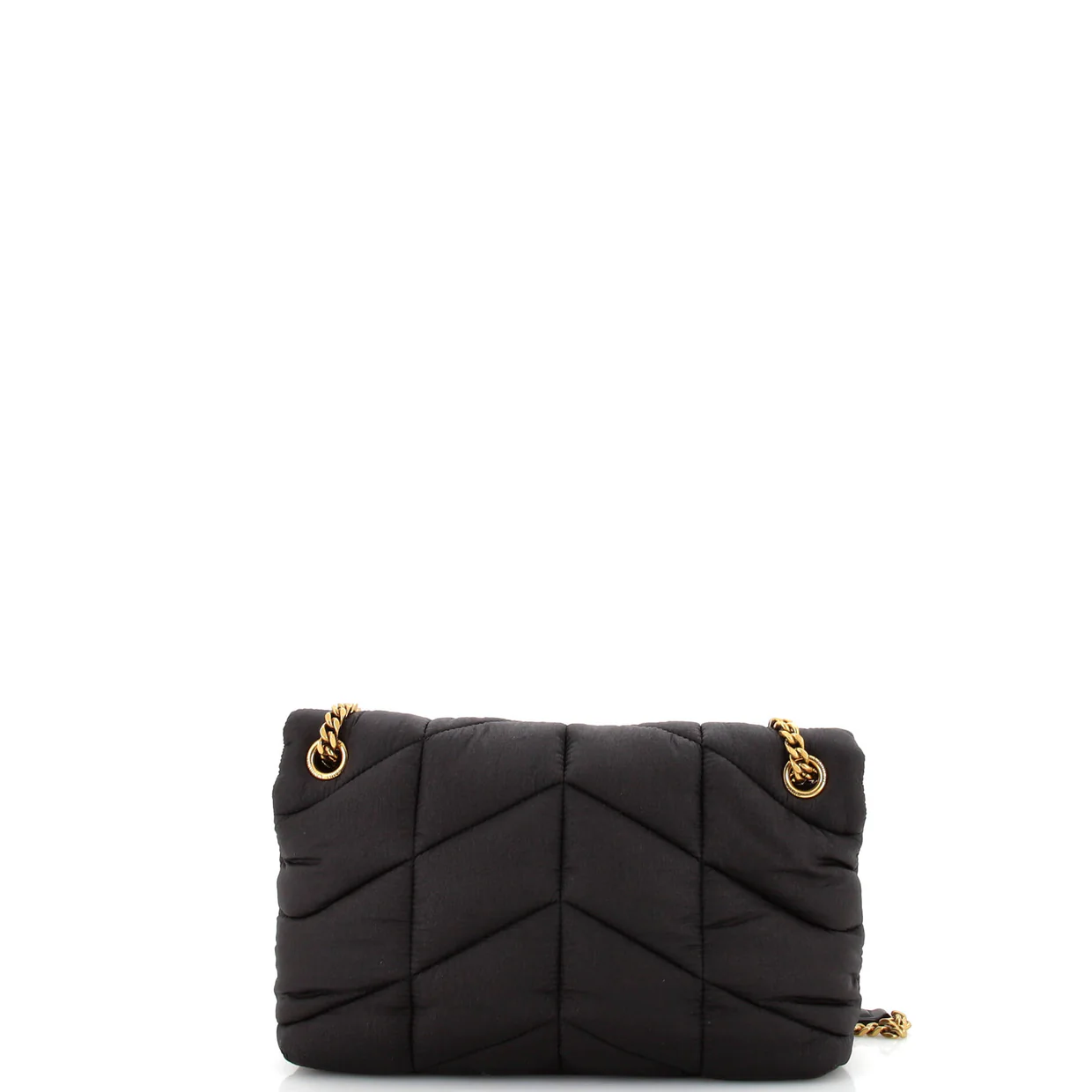 Loulou Puffer Shoulder Bag Quilted Nylon Small - Deep Luxury