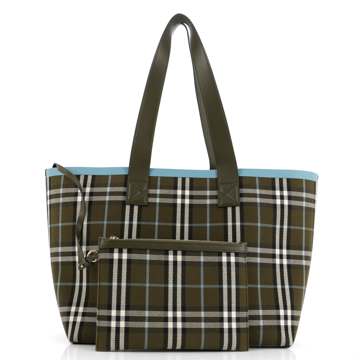 London Tote Check Canvas Medium - Deep Luxury