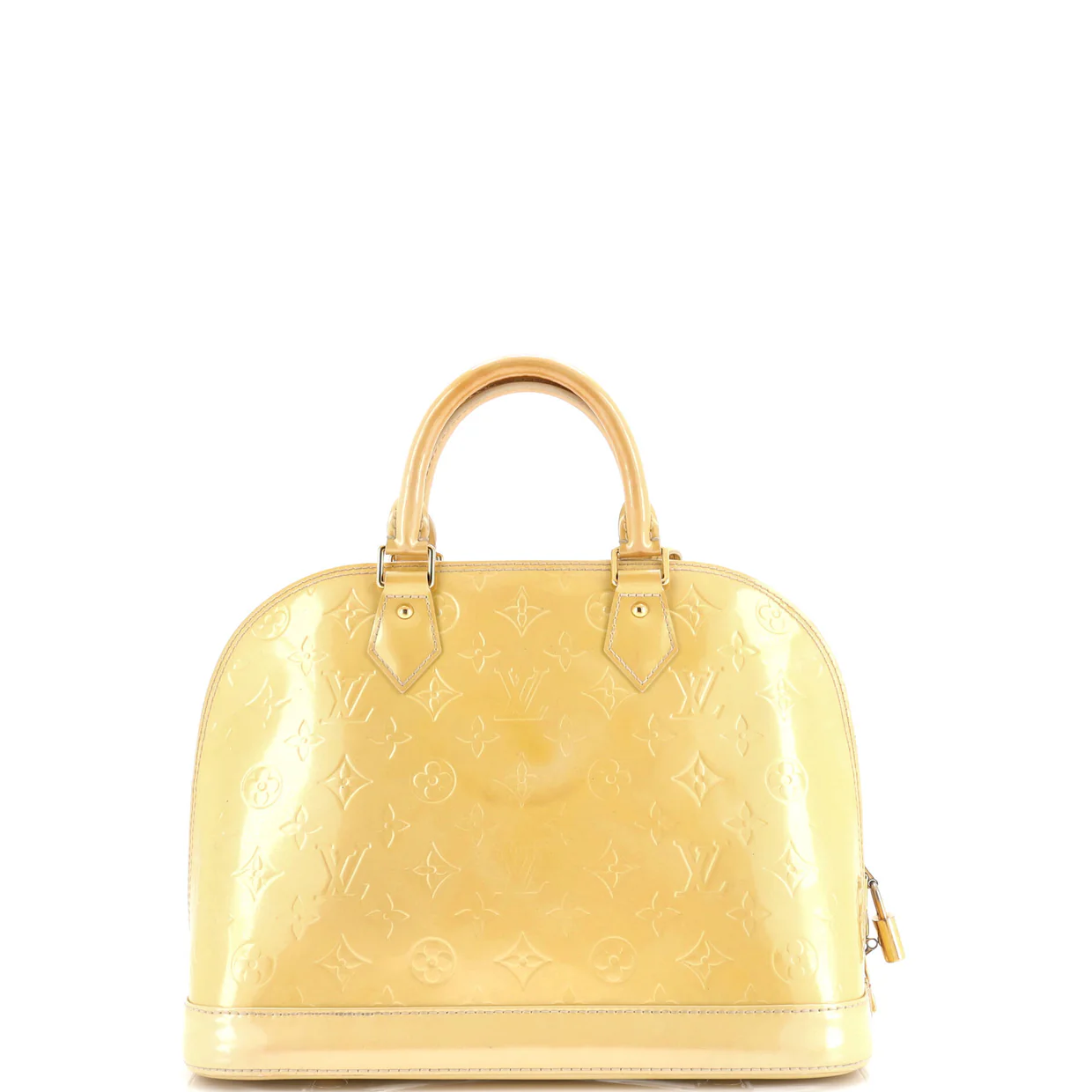Alma Handbag Monogram Vernis PM - Deep Luxury