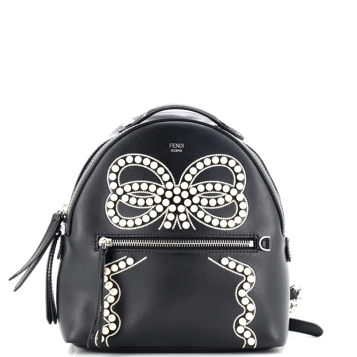 By The Way Flowerland Backpack Embellished Leather Mini - Deep Luxury