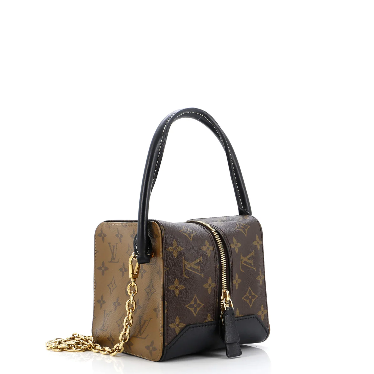 Square Bag Reverse Monogram Canvas - Deep Luxury