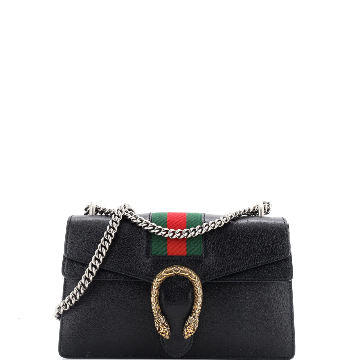 Web Dionysus Bag Leather Small - Deep Luxury