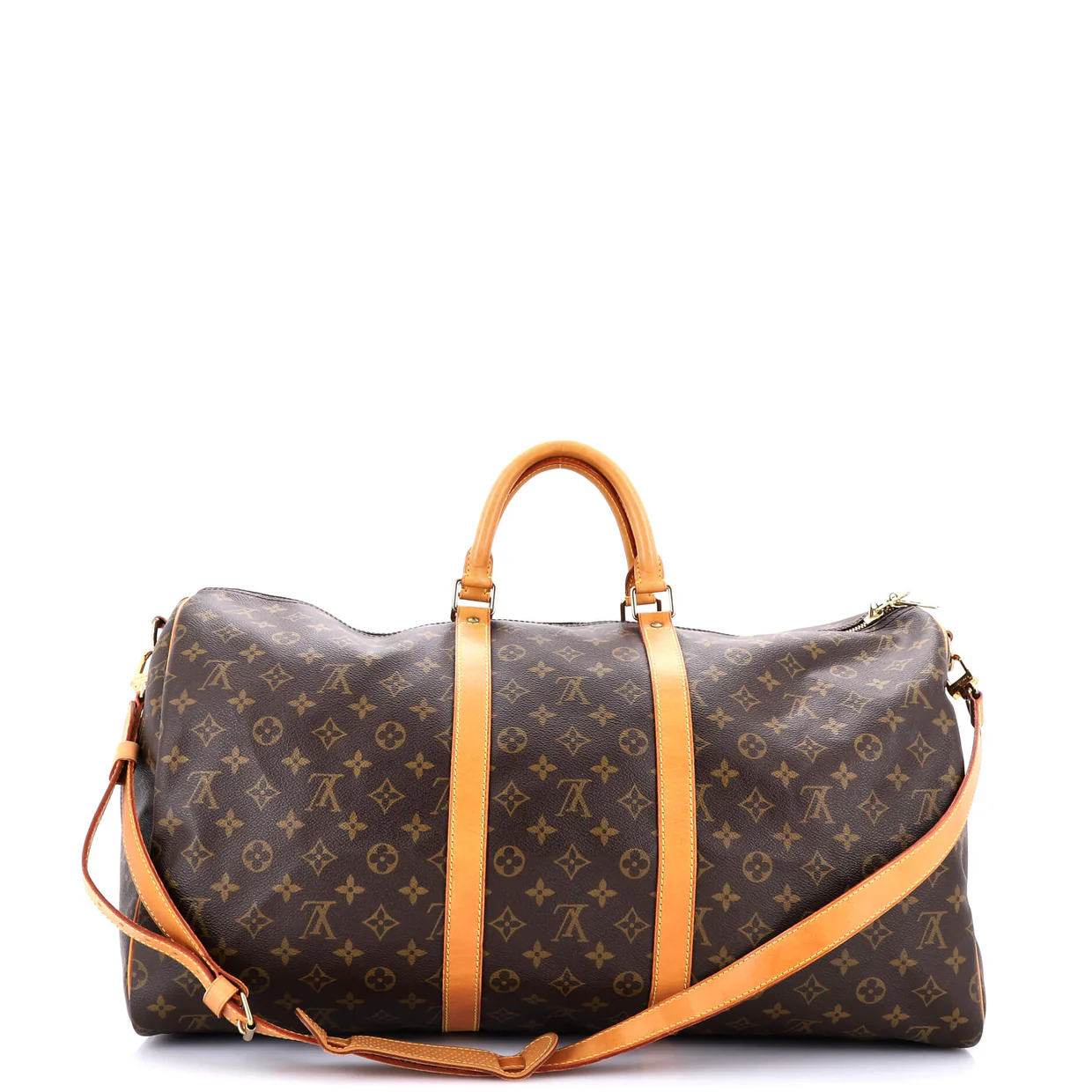 Keepall Bandouliere Bag Monogram Canvas 55 - Deep Luxury