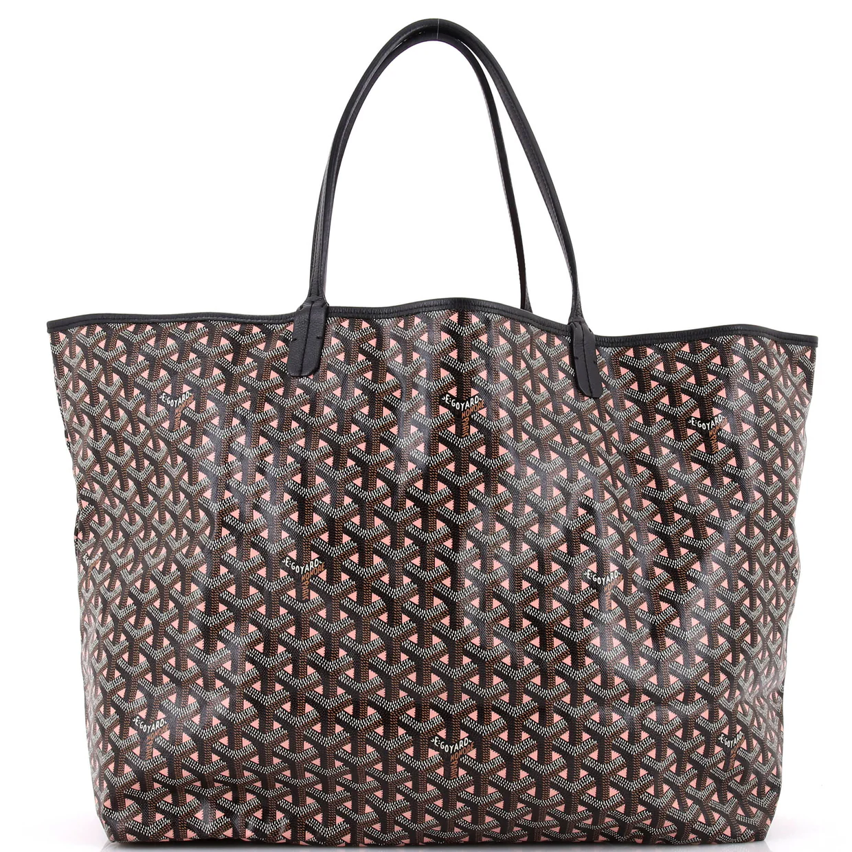 Saint Louis Tote Claire Voie Coated Canvas GM - Deep Luxury