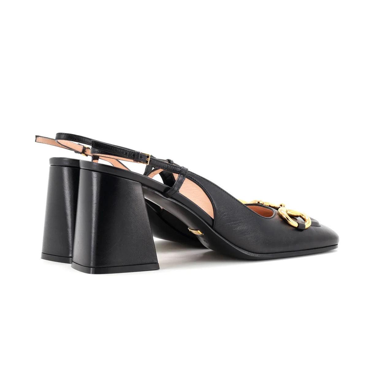 Women's Horsebit Slingback Pumps Leather - Deep Luxury