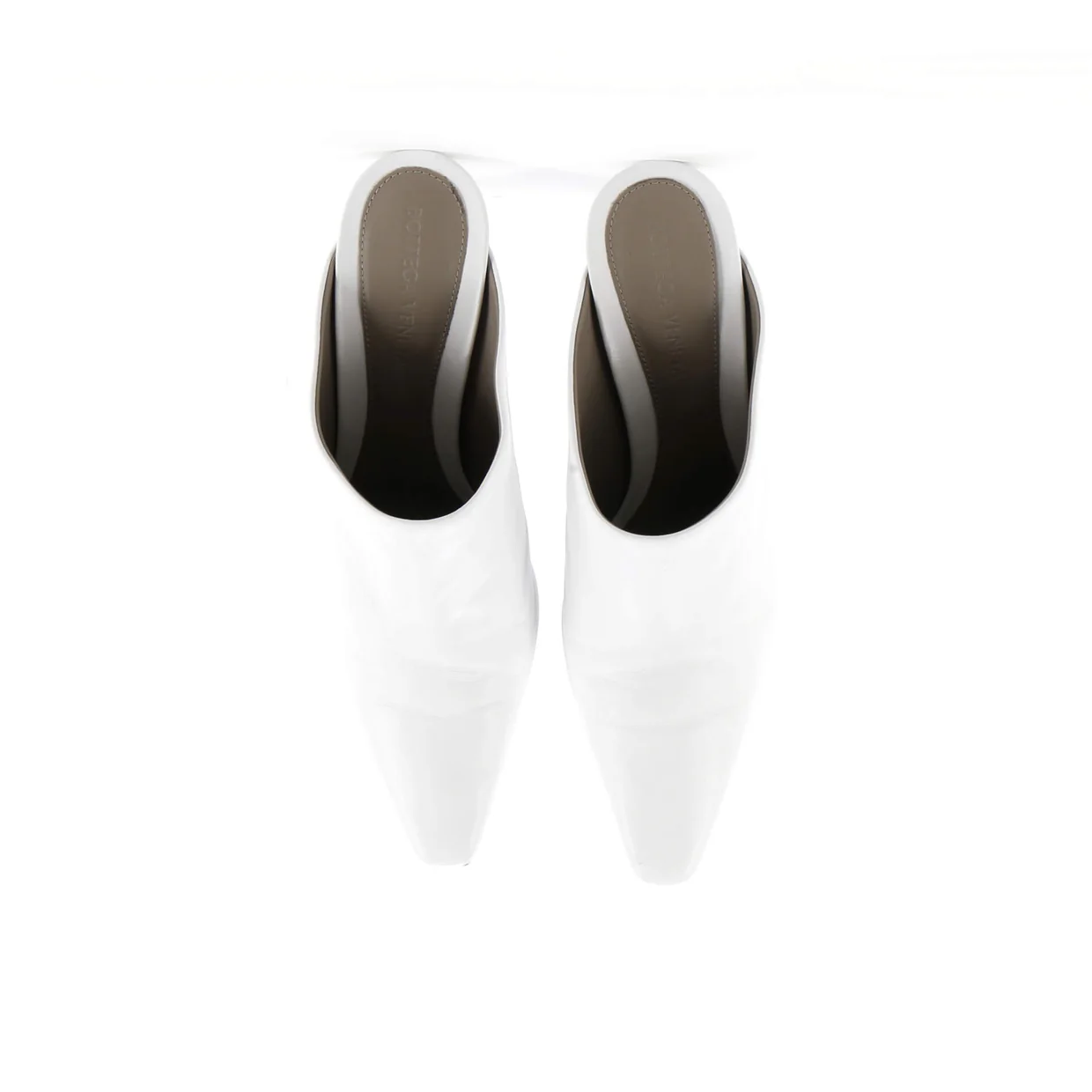 Women's Almond Mules Leather - Deep Luxury