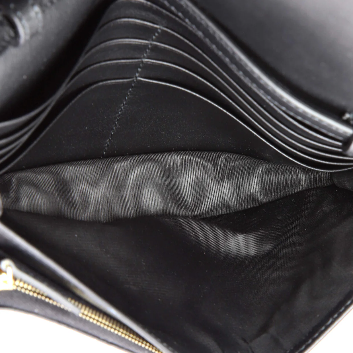 Wallet on Strap Microguccissima Leather - Deep Luxury