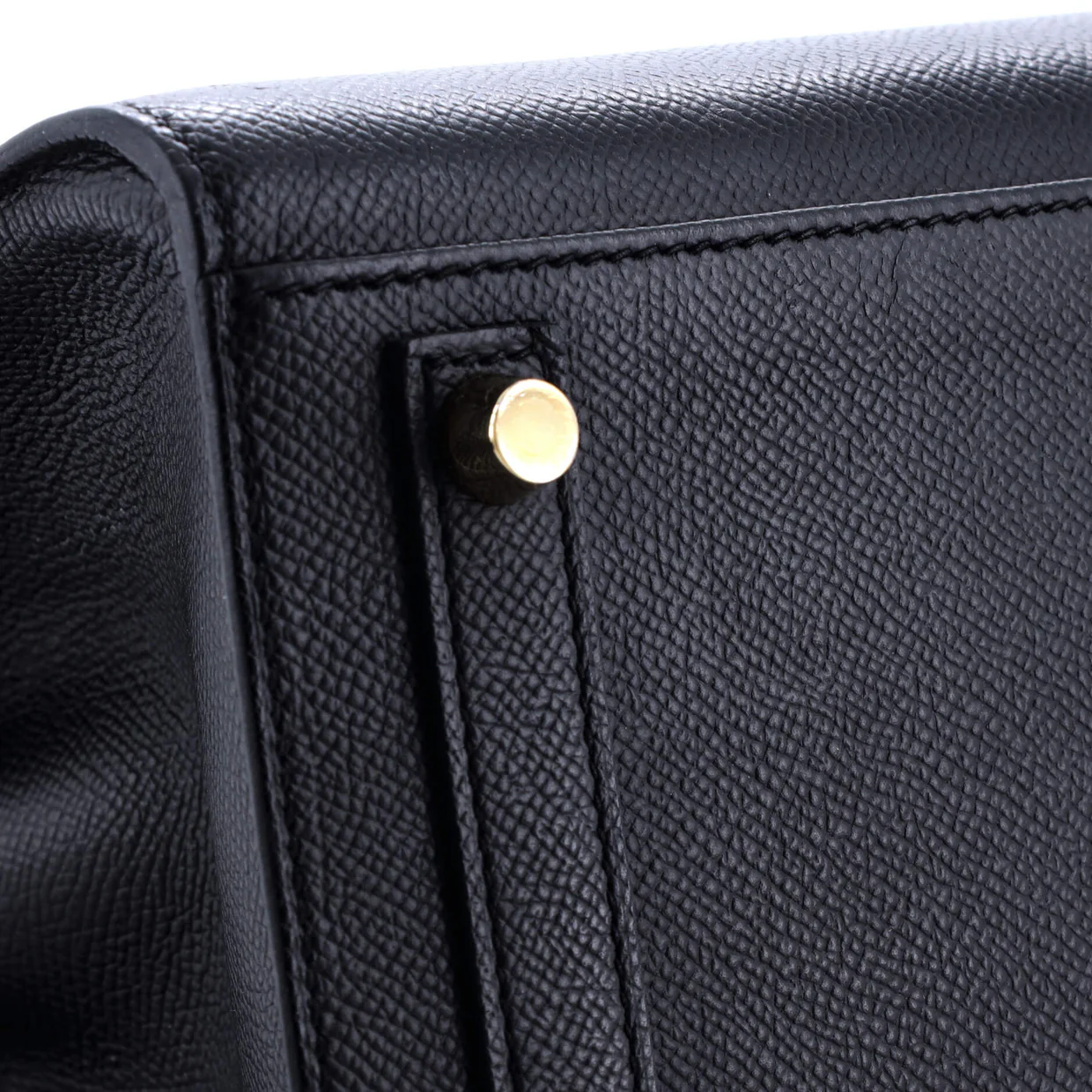Birkin Sellier Bag Noir Epsom with Gold Hardware 30 - Deep Luxury