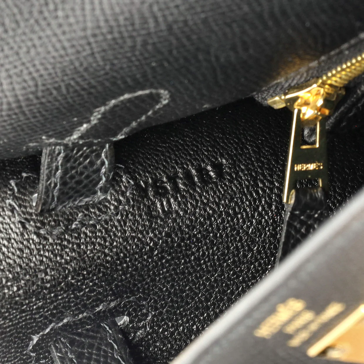 Kelly Handbag Noir Epsom with Gold Hardware 25 - Deep Luxury