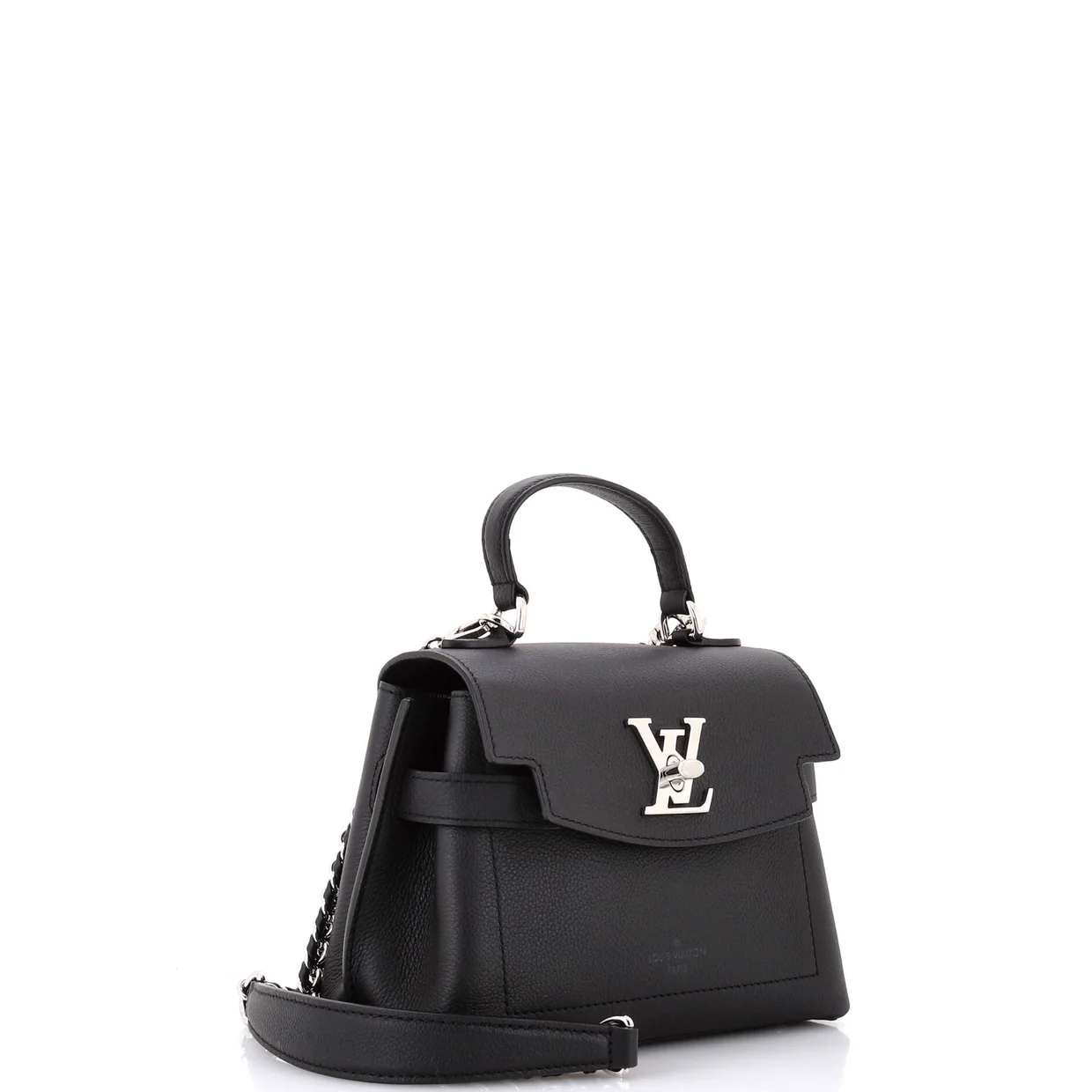 Lockme Ever Handbag Leather Mini - Deep Luxury