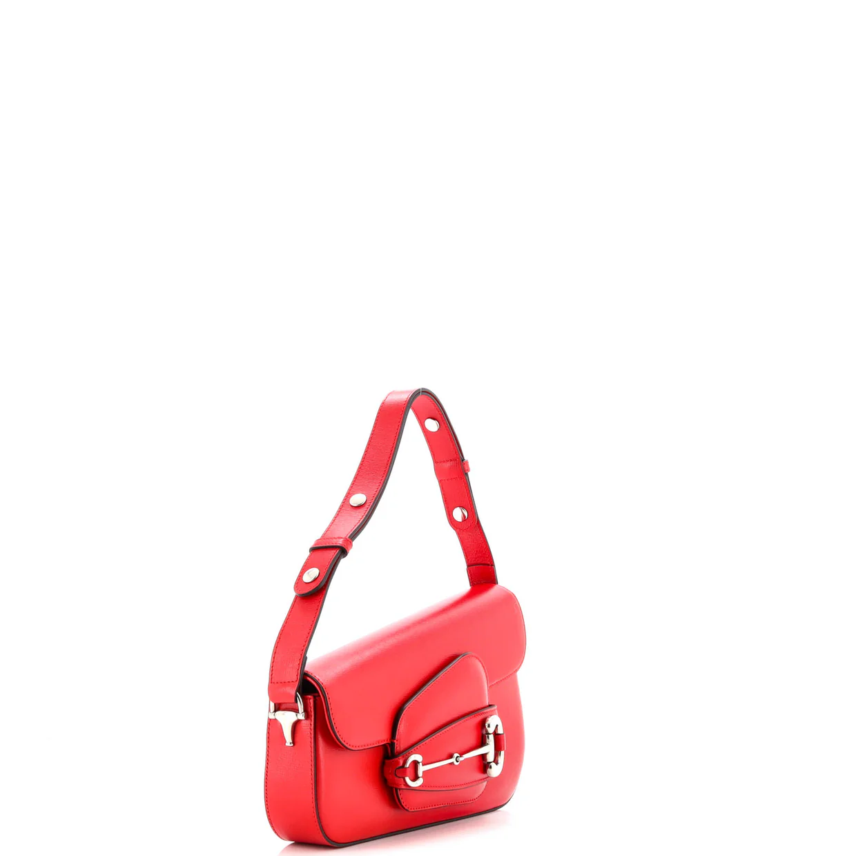 Horsebit 1955 Asymmetric Shoulder Bag Leather Small - Deep Luxury