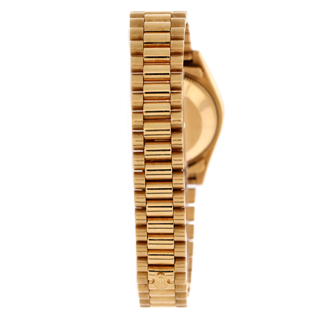 Oyster Perpetual President Datejust Automatic Watch Yellow Gold with Diamond Markers 26 - Deep Luxury