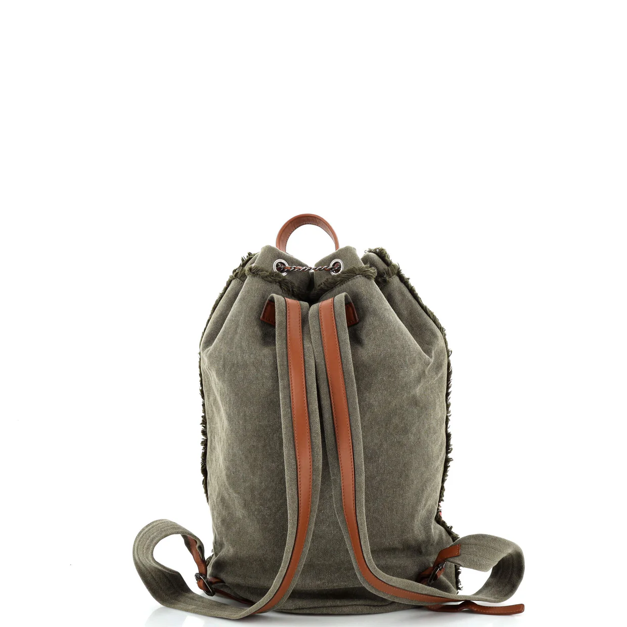 Cubano Trip Backpack Sequin Embellished Canvas Medium - Deep Luxury