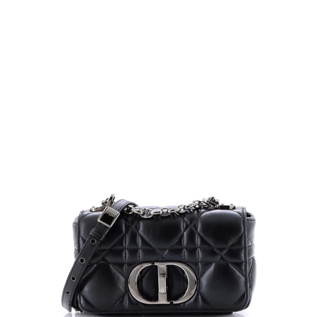 Caro Bag Macrocannage Quilt Calfskin Small - Deep Luxury