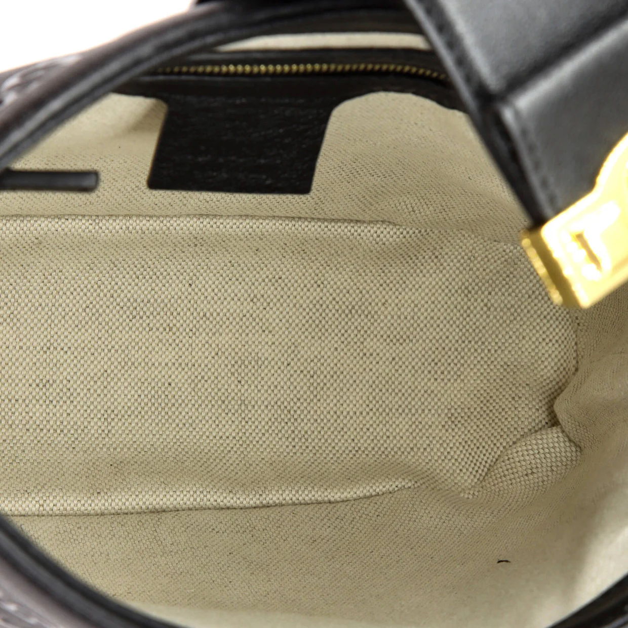 GG Padlock Shoulder Bag GG Embossed Leather Small - Deep Luxury