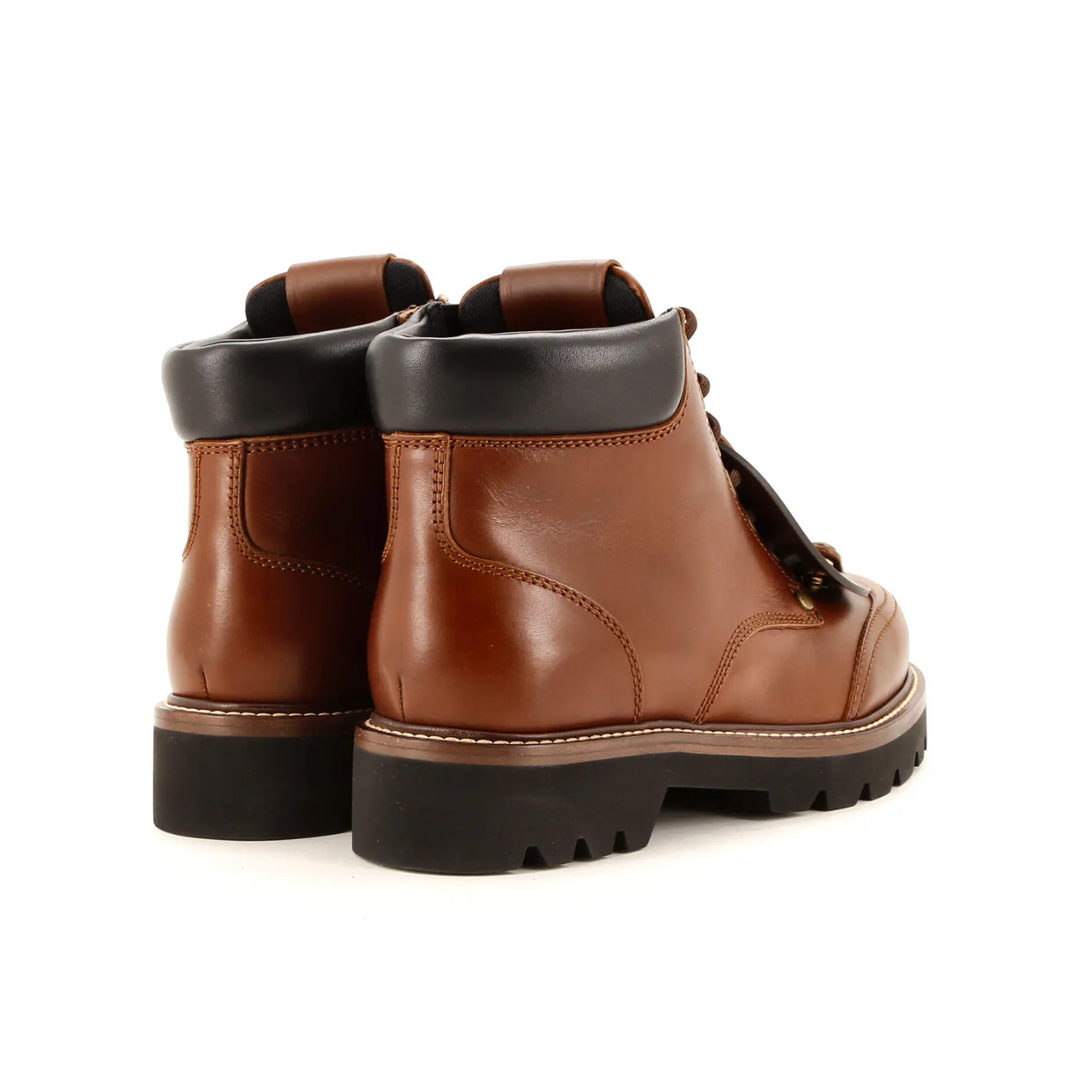 Men's Nigo Oberkampf Ankle Boots Leather with Limited Edition Stripes Monogram Canvas - Deep Luxury