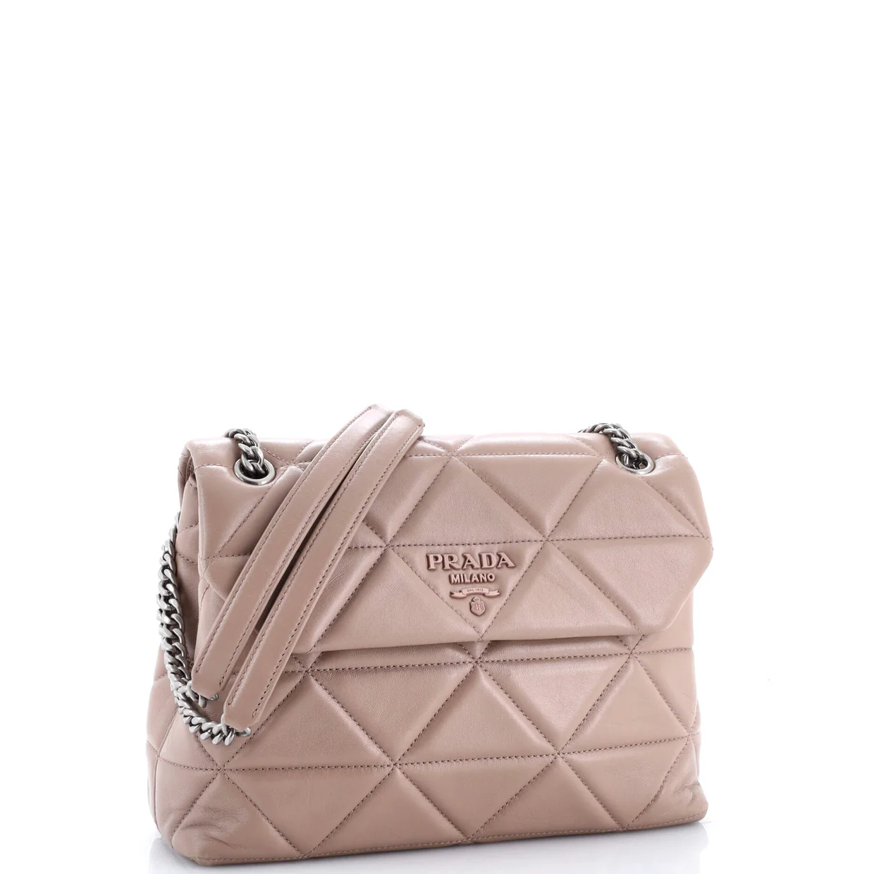 Spectrum Flap Bag Quilted Nappa Leather Large - Deep Luxury