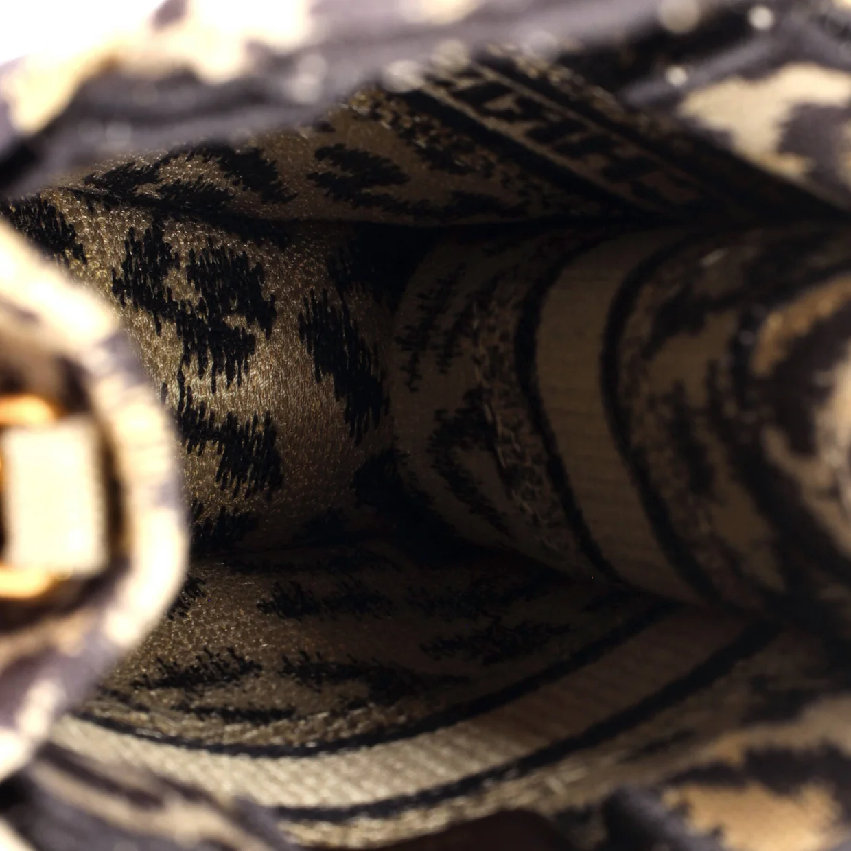 Book Tote Phone Bag Embroidered Canvas Mini - Deep Luxury