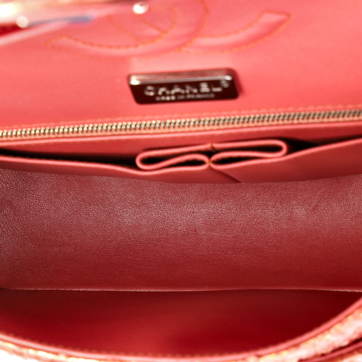 Classic Double Flap Bag Python Medium - Deep Luxury