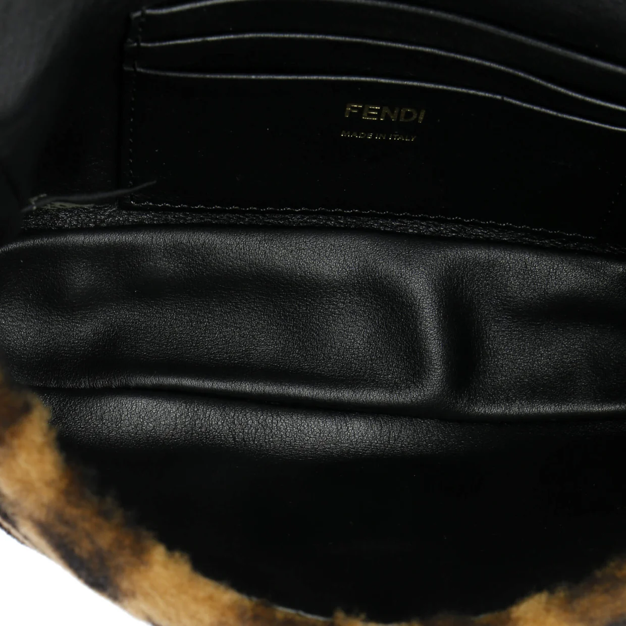 Baguette NM Bag Zucca Shearling Mini - Deep Luxury