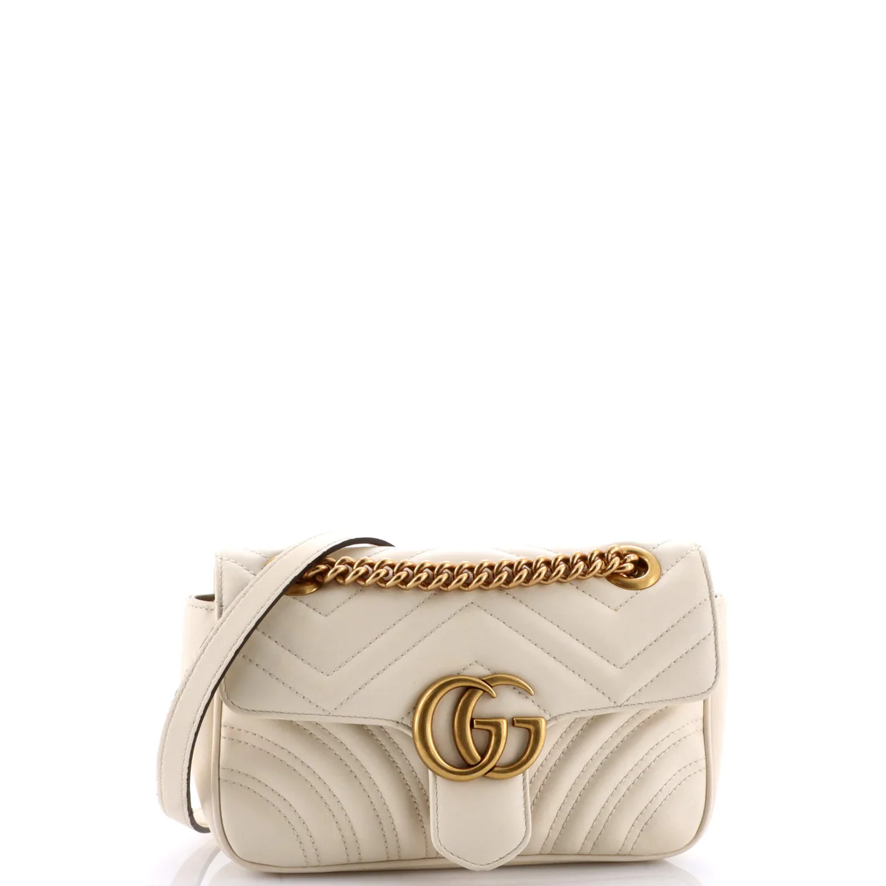 GG Marmont Flap Bag Matelasse Leather Mini - Deep Luxury