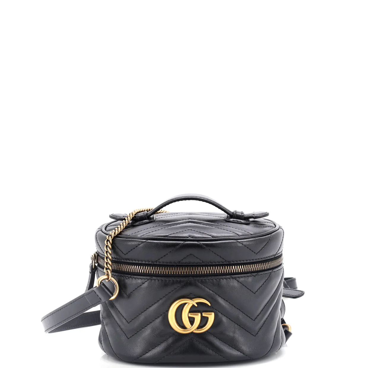 GG Marmont Vanity Backpack Matelasse Leather Mini - Deep Luxury