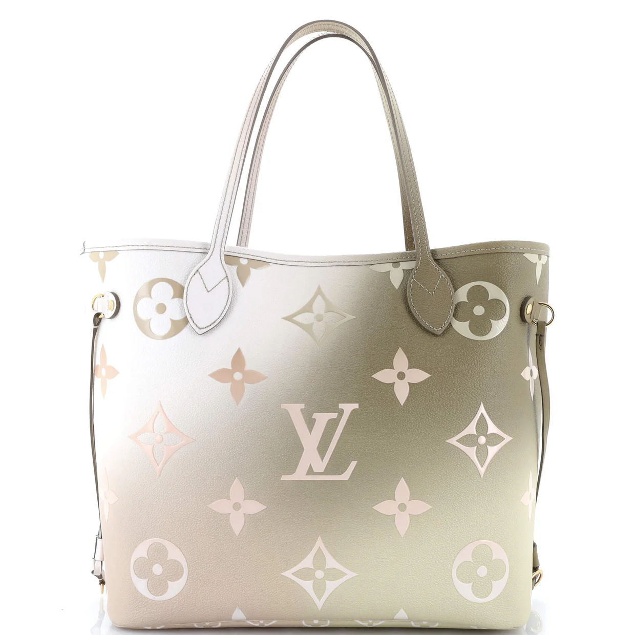 Neverfull NM Tote Spring in the City Monogram Giant Canvas MM - Deep Luxury