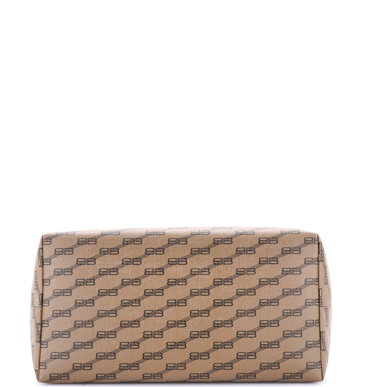 Signature East-West Shopper Tote BB Monogram Coated Canvas Large - Deep Luxury