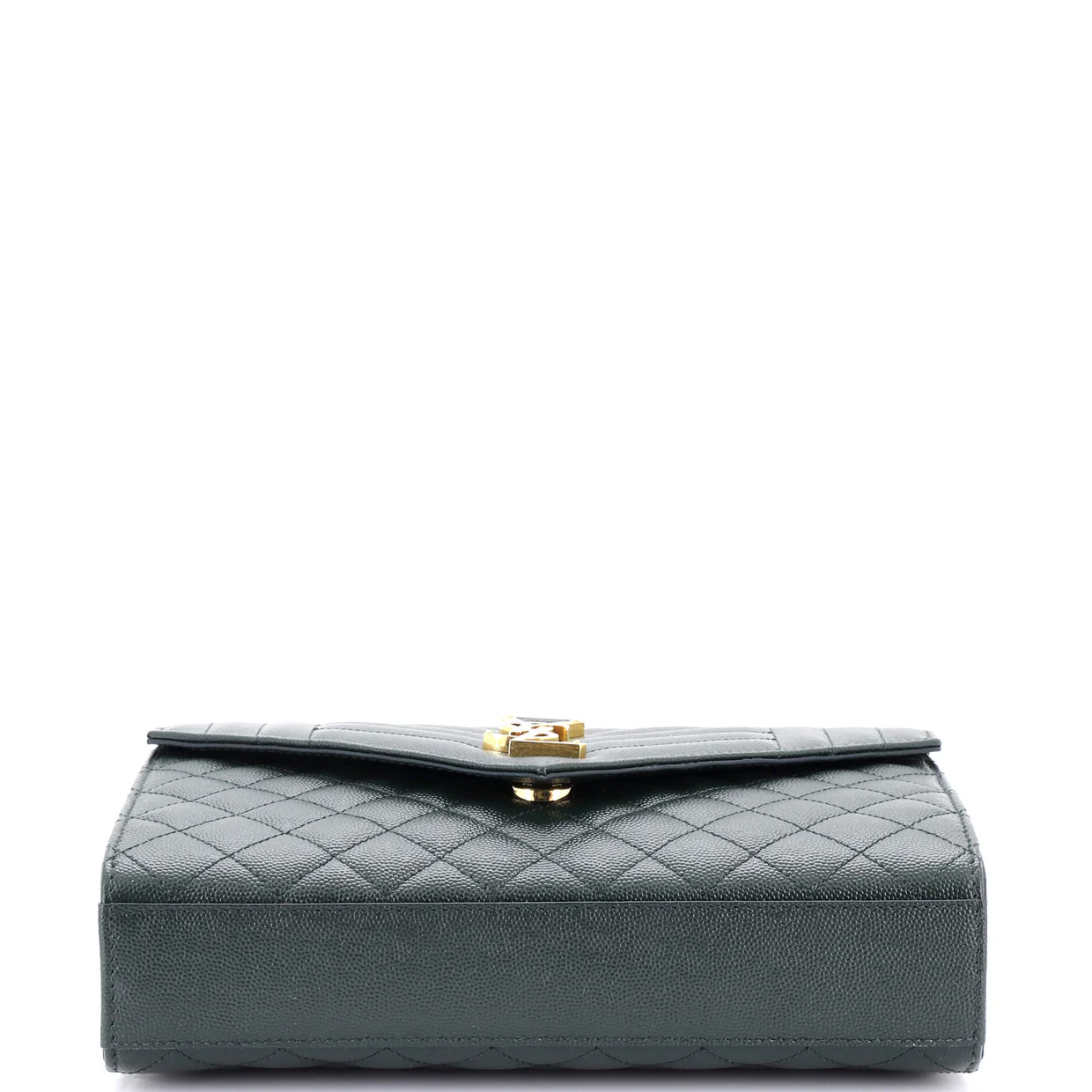 Classic Monogram Envelope Satchel Mixed Matelasse Leather Medium - Deep Luxury