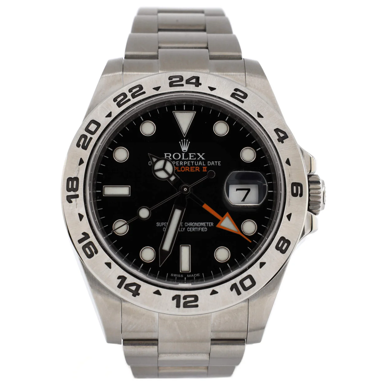 Oyster Perpetual Explorer II Automatic Watch Stainless Steel 42 - Deep Luxury