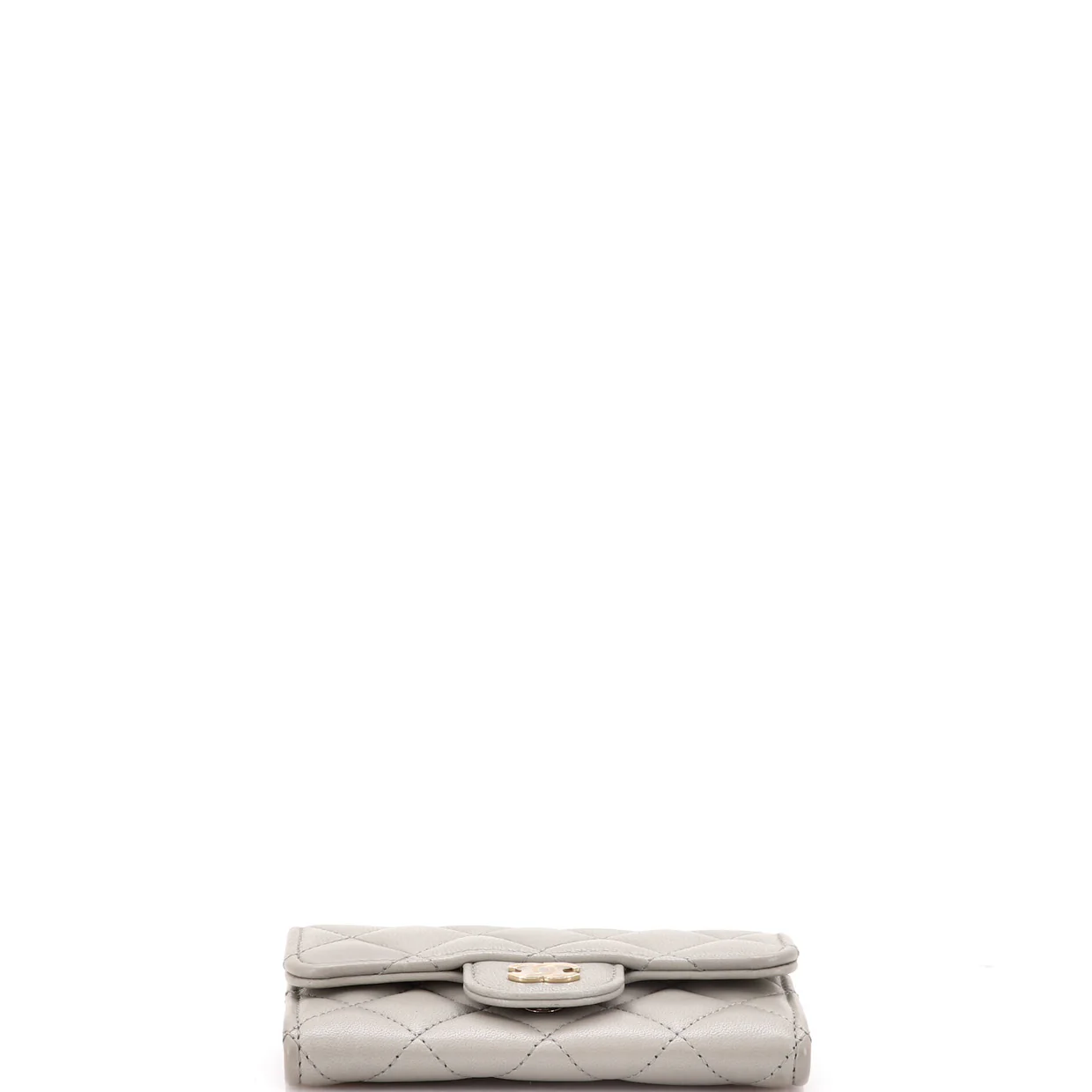 Classic Flap Card Case Quilted Lambskin - Deep Luxury
