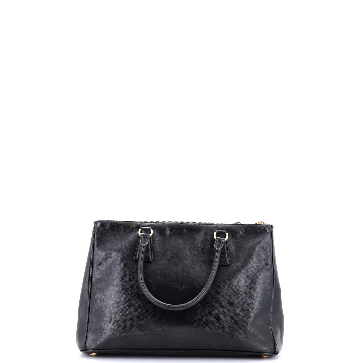 Double Zip Lux Tote Saffiano Leather Medium - Deep Luxury