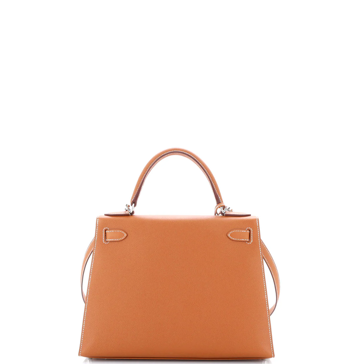 Kelly Handbag Gold Epsom with Palladium Hardware 28 - Deep Luxury