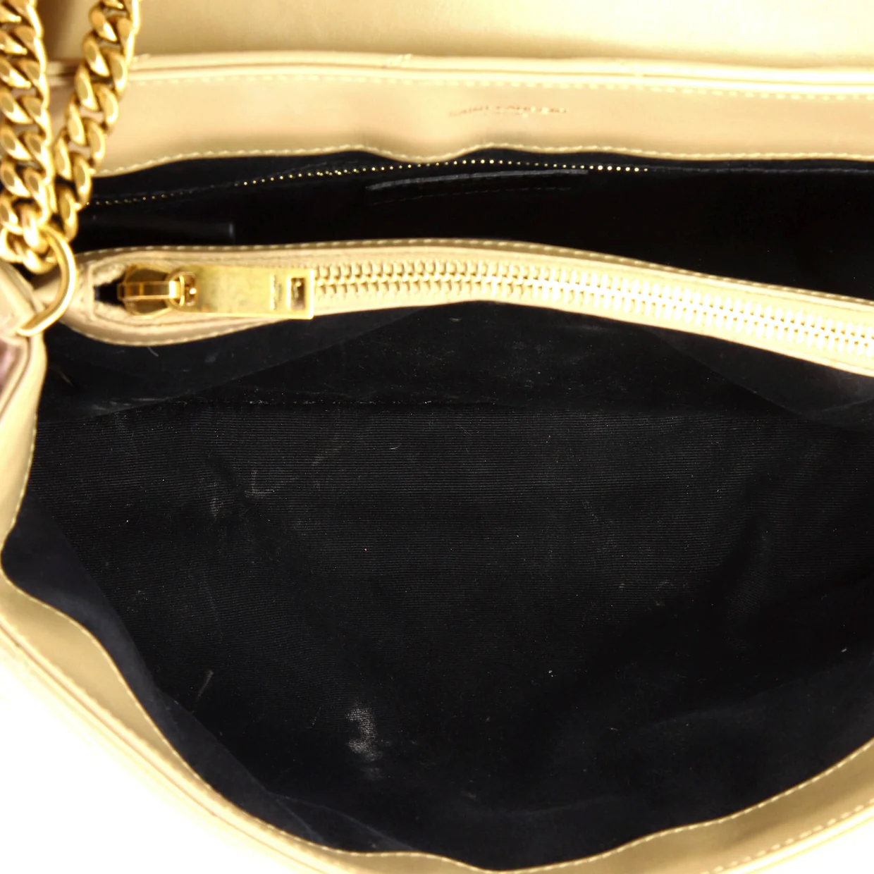 Loulou Shoulder Bag Matelasse Chevron Leather Medium - Deep Luxury