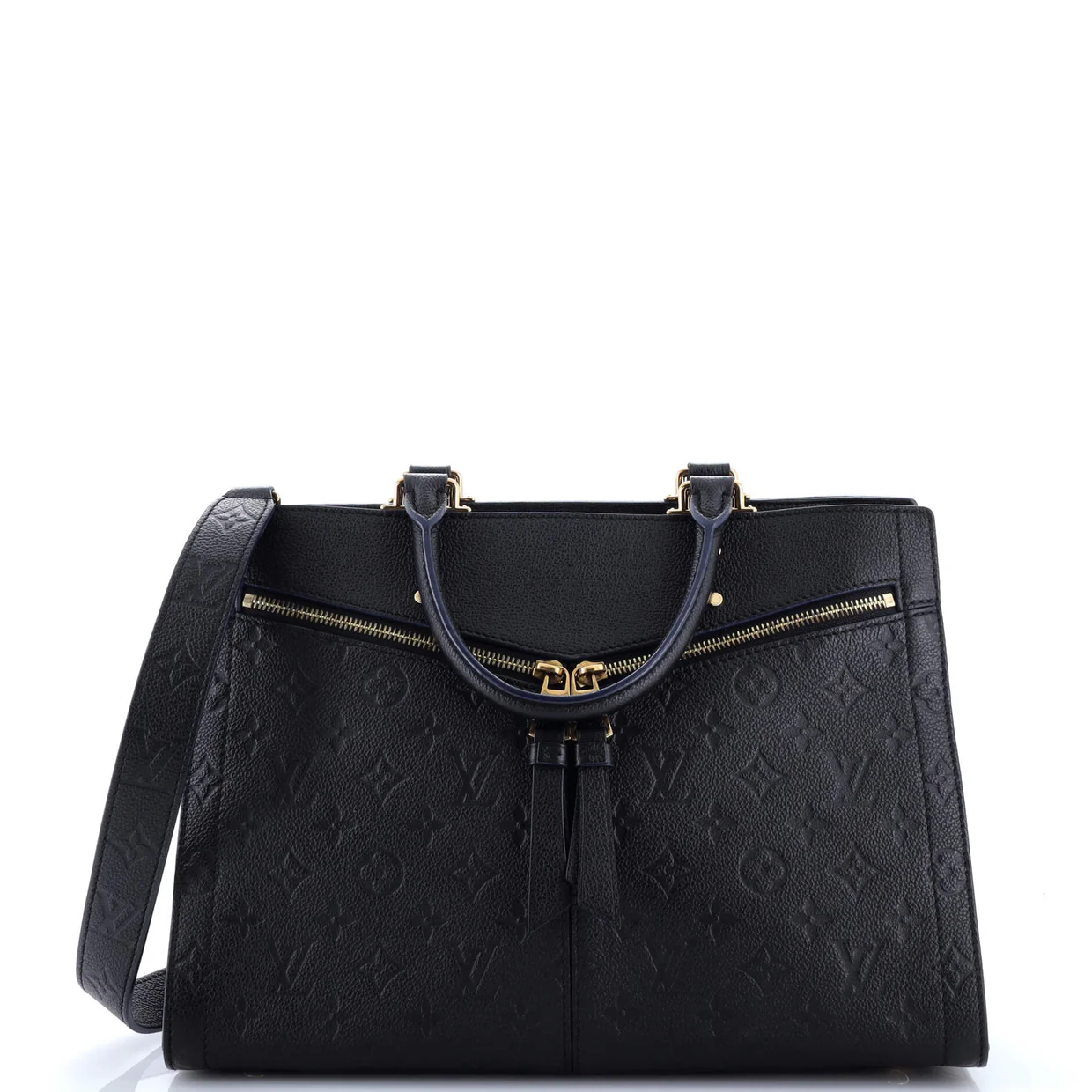 Sully Tote Monogram Empreinte Leather MM - Deep Luxury