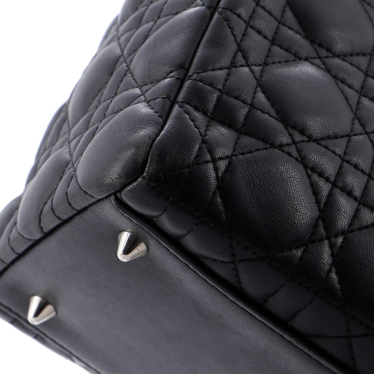 Lady Dior Bag Cannage Quilt Lambskin Medium - Deep Luxury