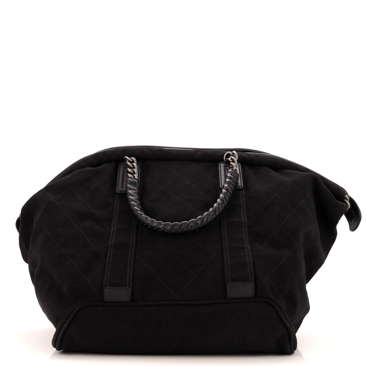 Street Style Weekender Bag Quilted Canvas - Deep Luxury