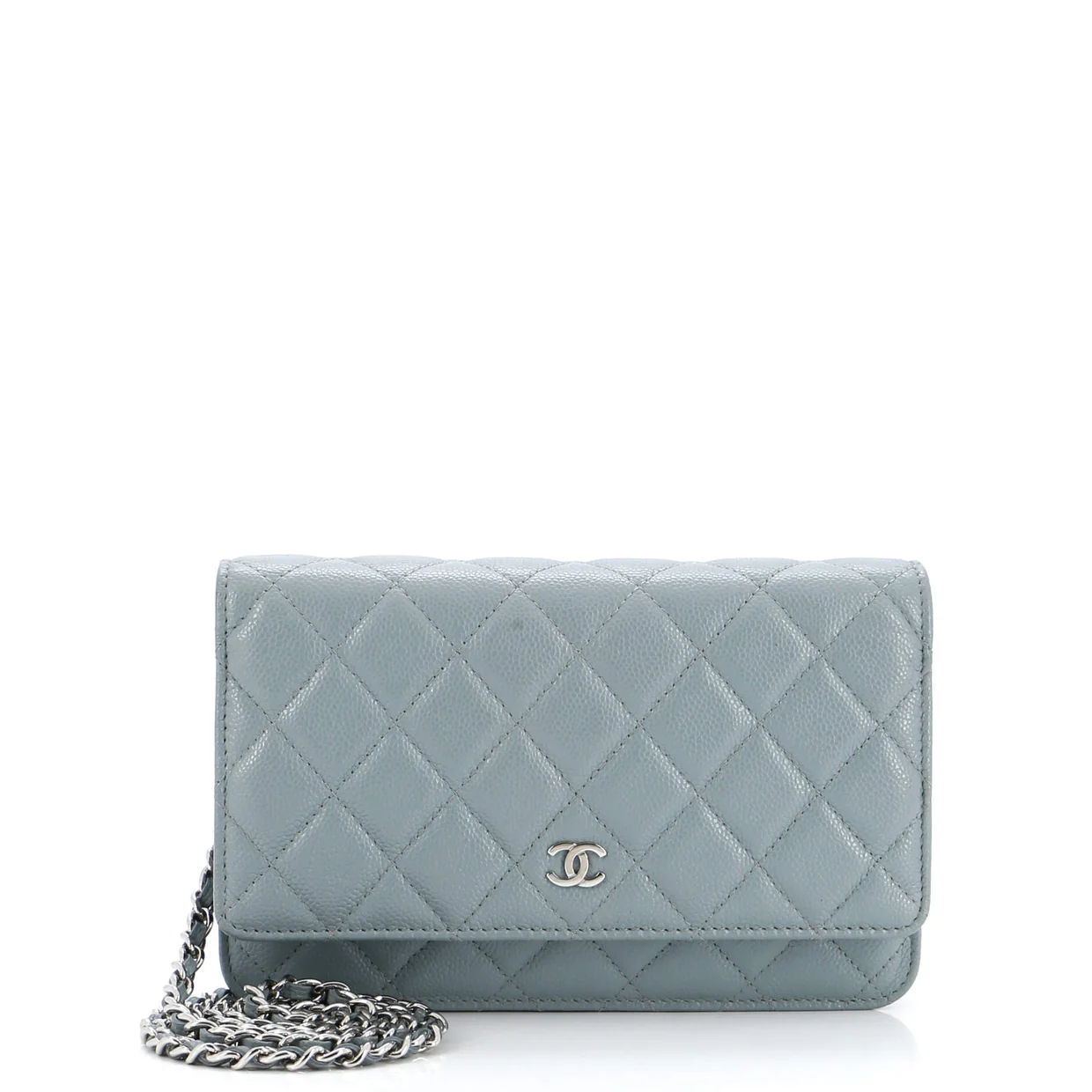 Wallet on Chain Quilted Caviar - Deep Luxury