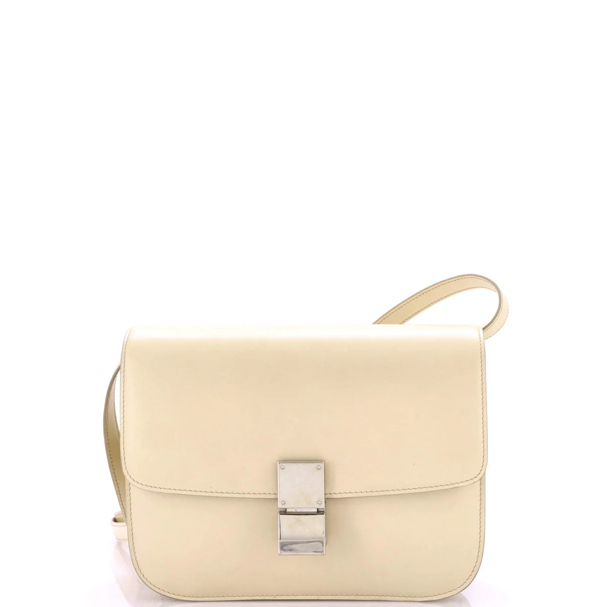 Classic Box Bag Smooth Leather Medium - Deep Luxury