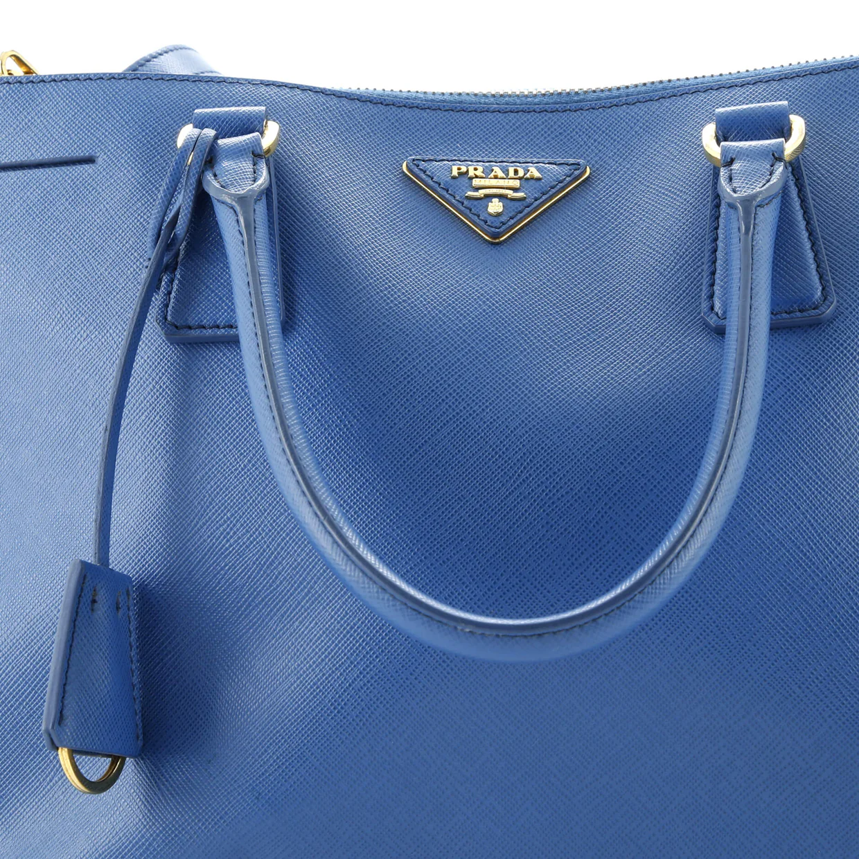 Double Zip Lux Tote Saffiano Leather Medium - Deep Luxury