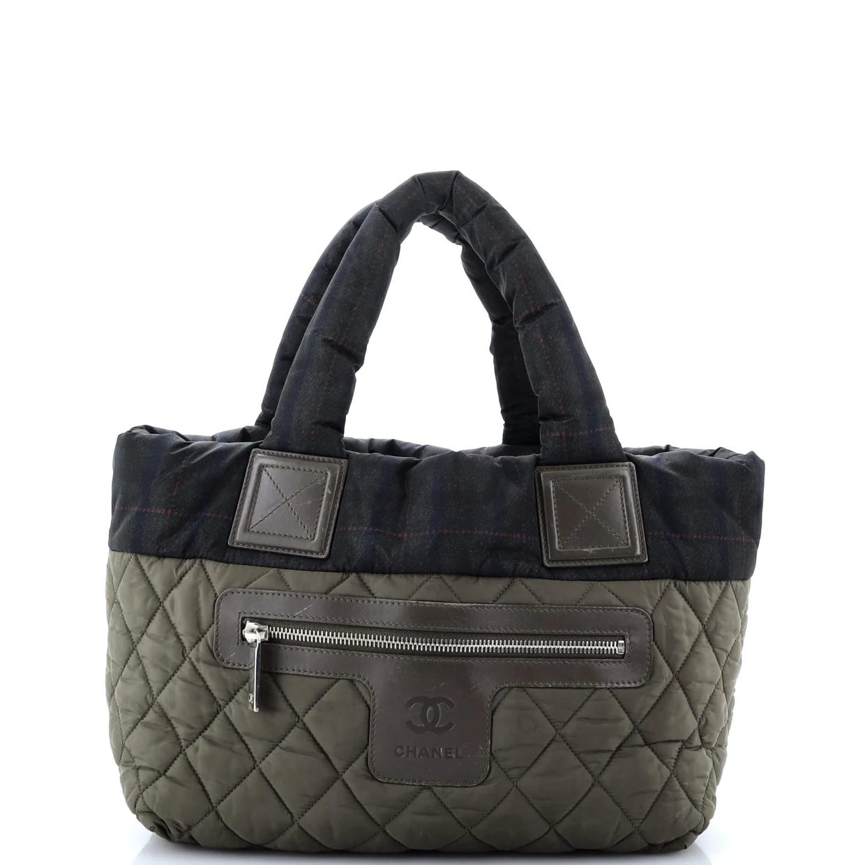 Coco Cocoon Reversible Tote Quilted Printed Nylon Small - Deep Luxury
