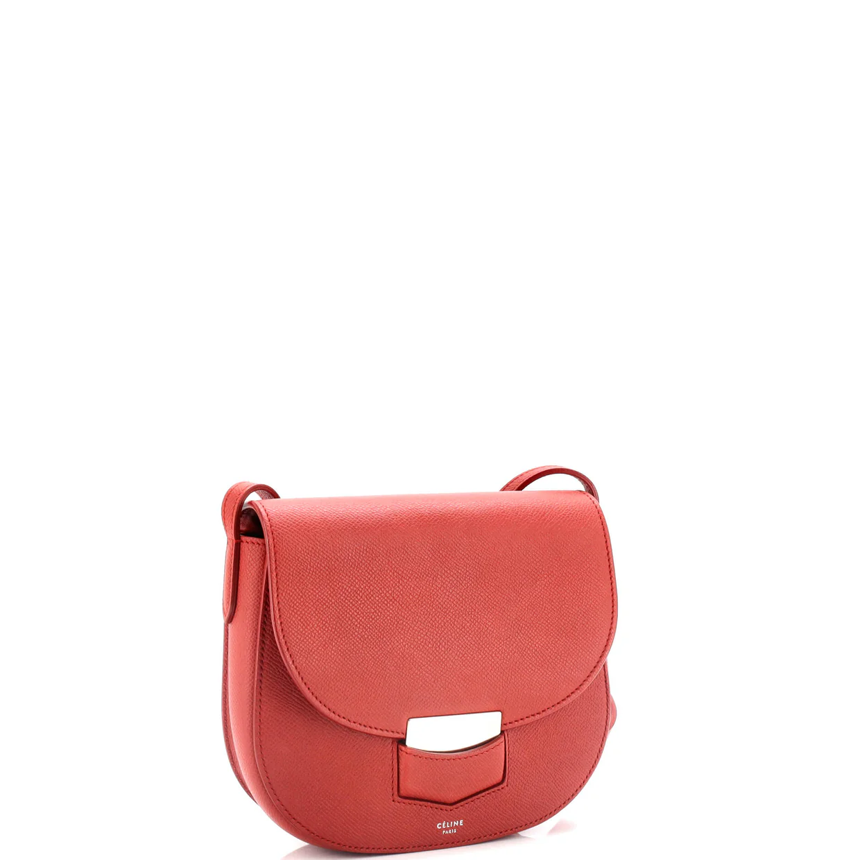 Trotteur Crossbody Bag Grainy Leather Small - Deep Luxury