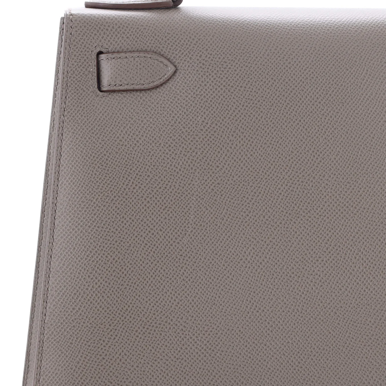 Kelly Handbag Grey Epsom with Palladium Hardware 28 - Deep Luxury