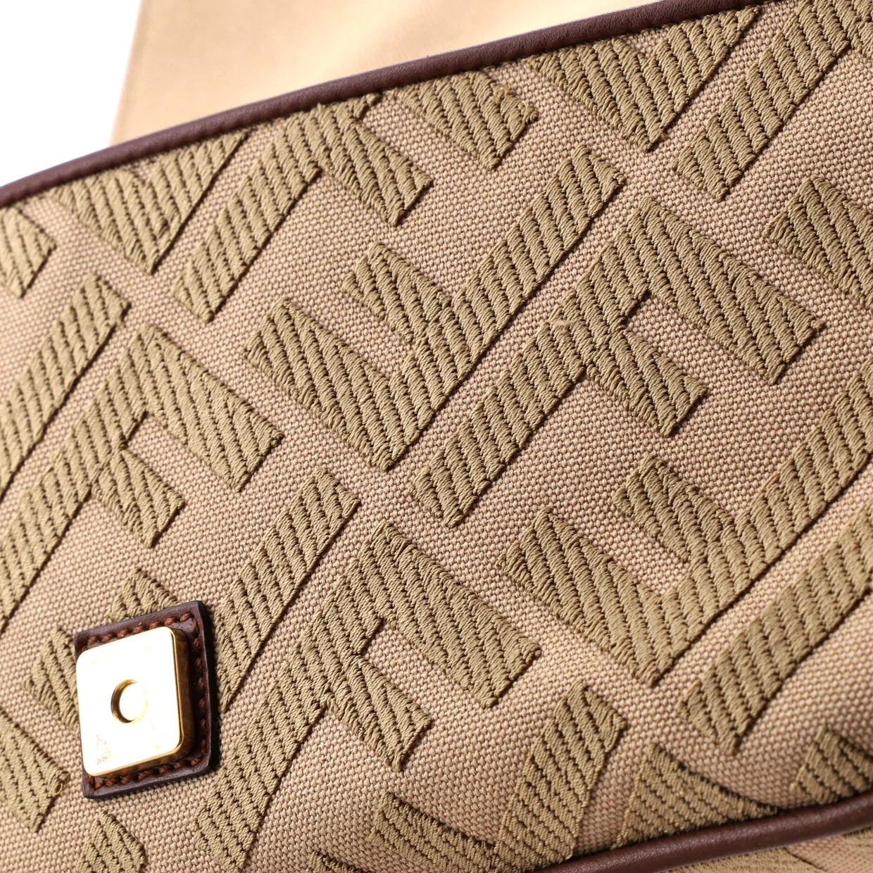 Baguette NM Bag Zucca Embroidered Canvas Medium - Deep Luxury