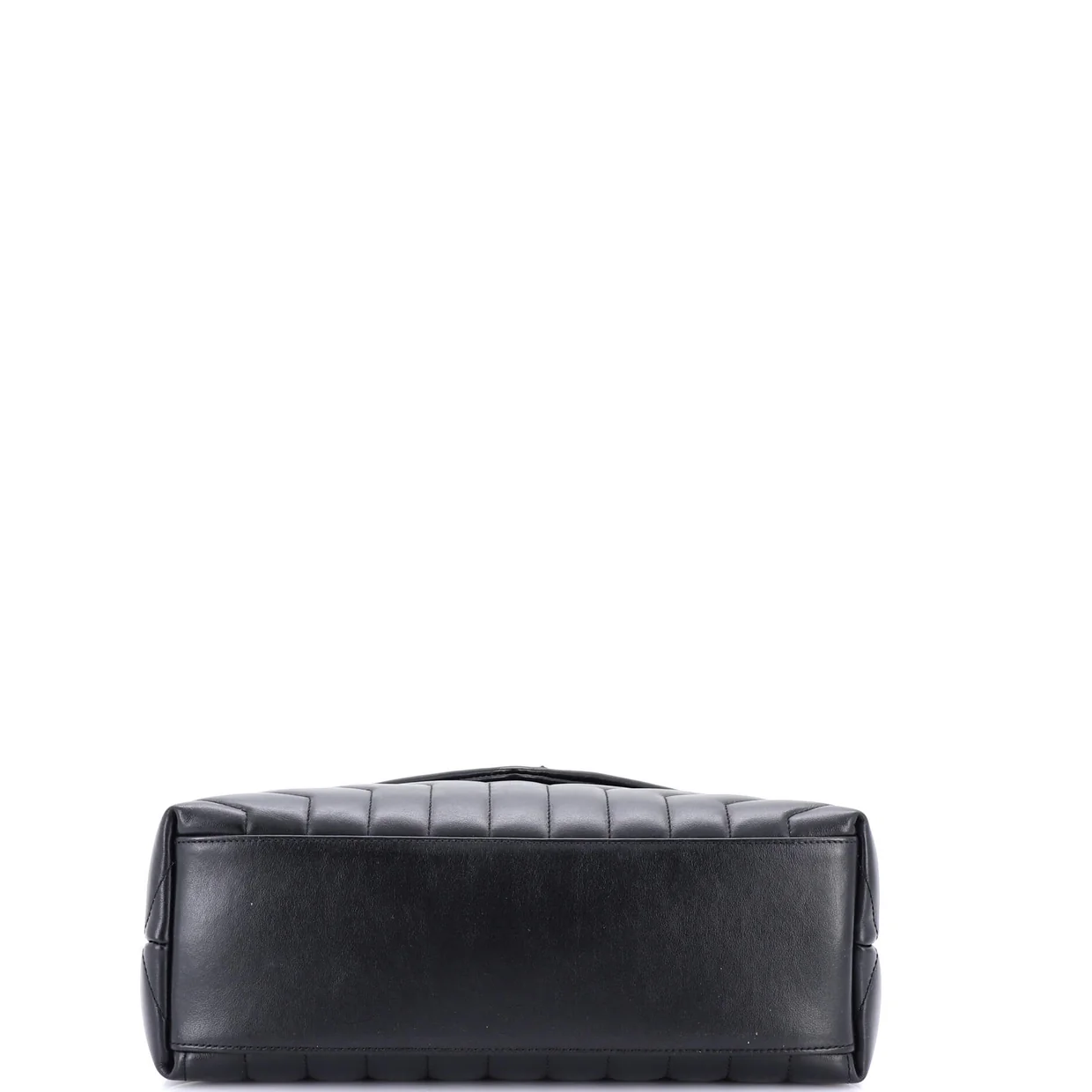 Loulou Shoulder Bag Matelasse Chevron Leather Medium - Deep Luxury