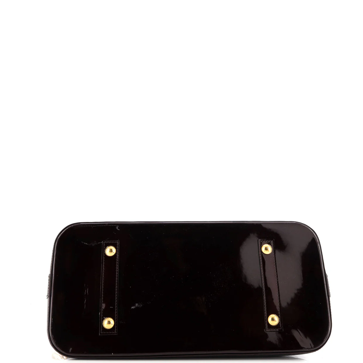 Alma Handbag Monogram Vernis GM - Deep Luxury